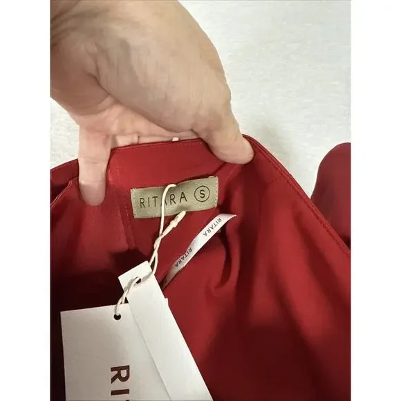 Ritara Red Rose Dress - Picture 7 of 11